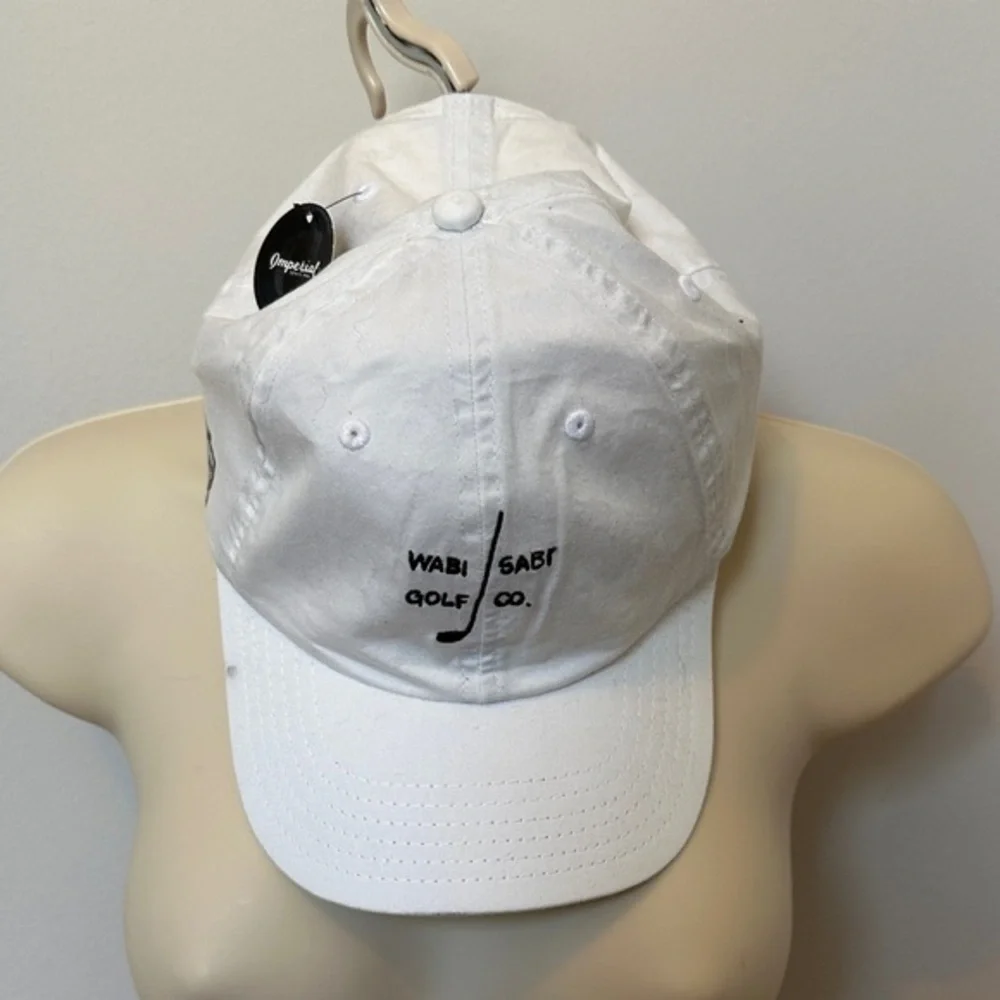 White Wabi Sabi Golf Cap NWT